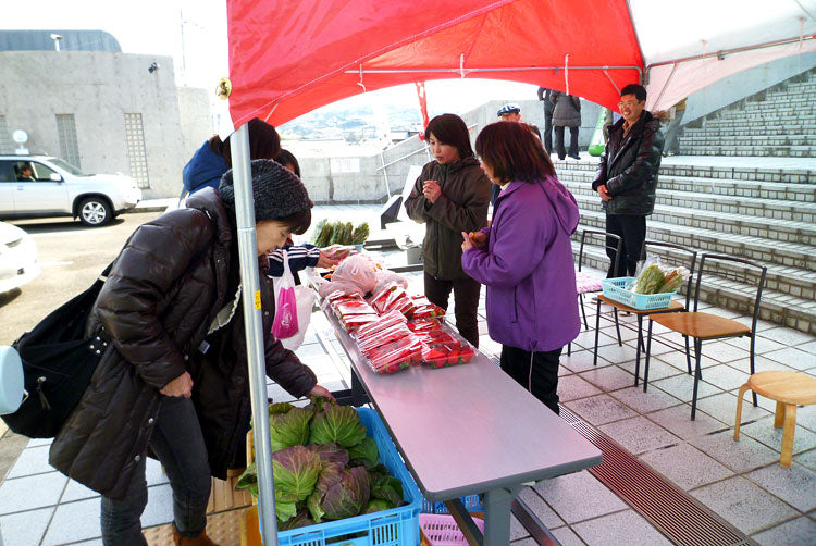 店頭販売の一日