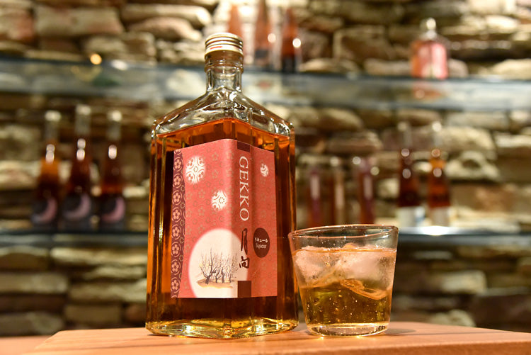 月向BAR 今夜の梅酒