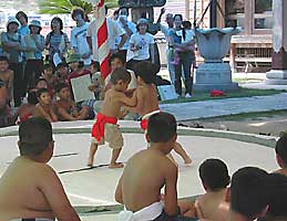子供相撲&花火大会