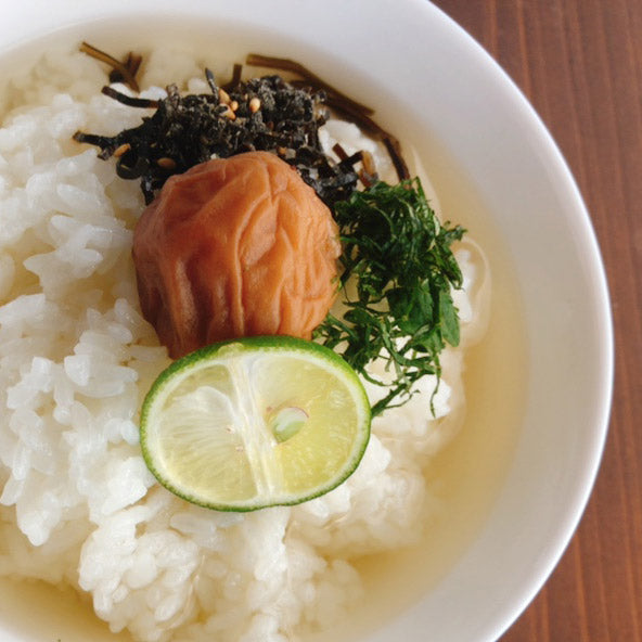 梅のだし茶漬け